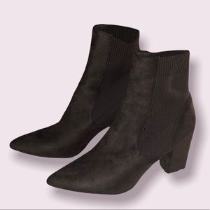Dark Grey Suede Women’s Steve Madden Booties